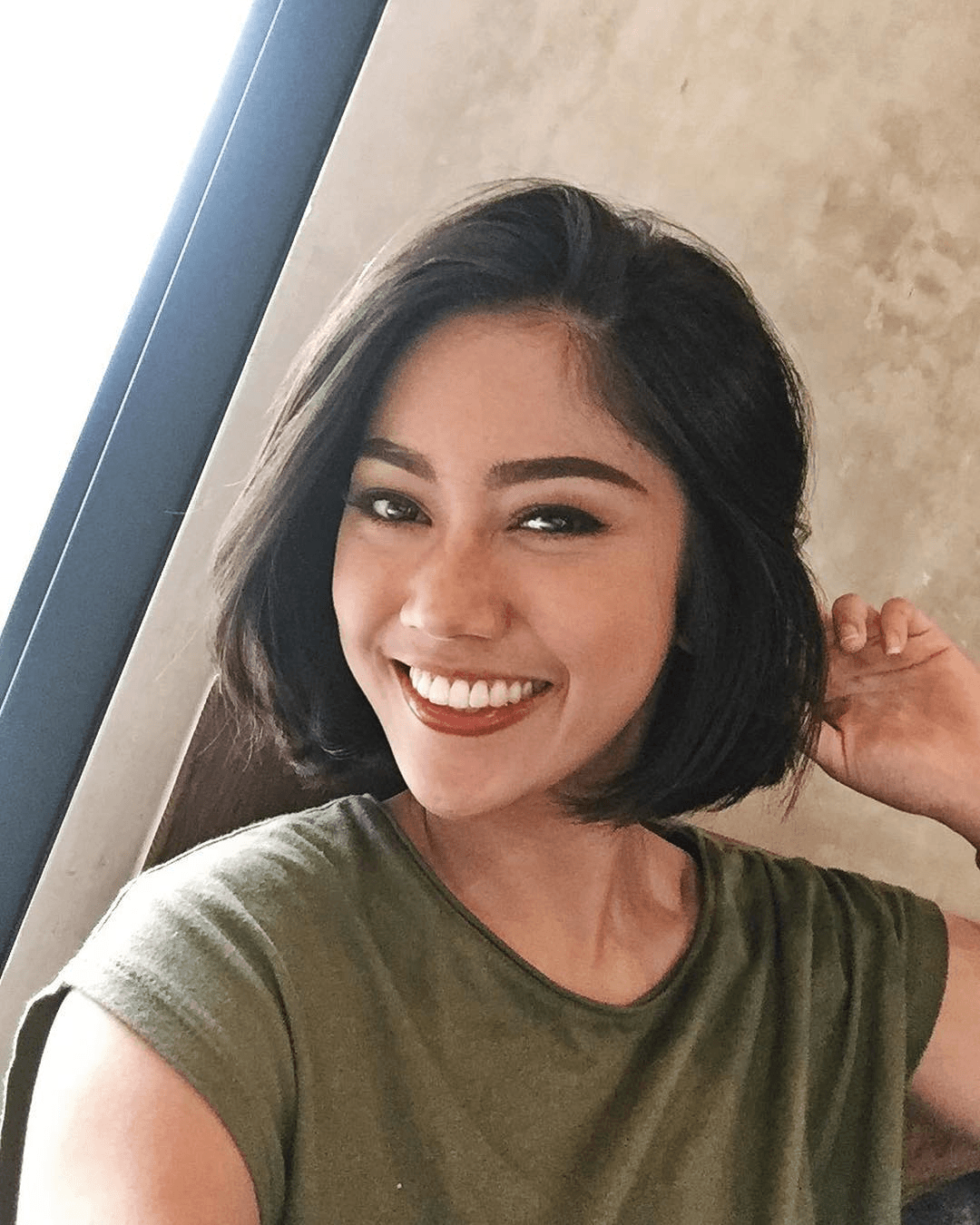 Natural hybrid set eyelashes work example